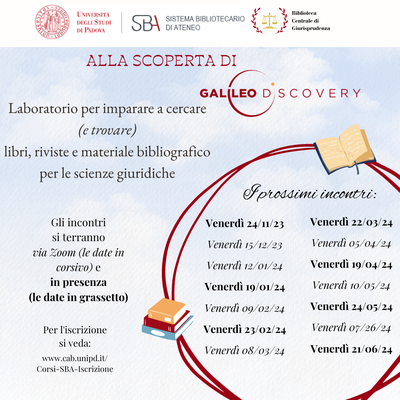 Alla scoperta di Galileo Discovery!